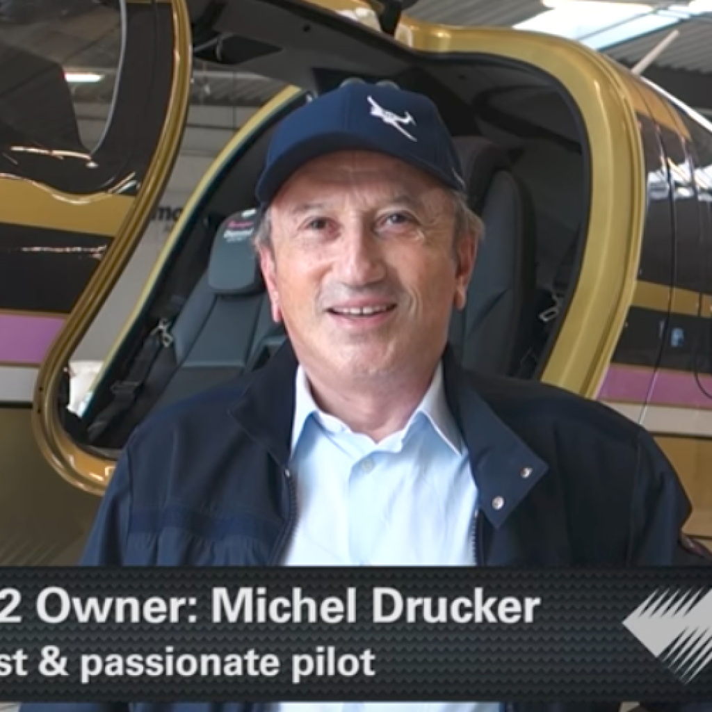 Michel Drucker : un grand pilote heureux de son Diamond Aircraft DA-62